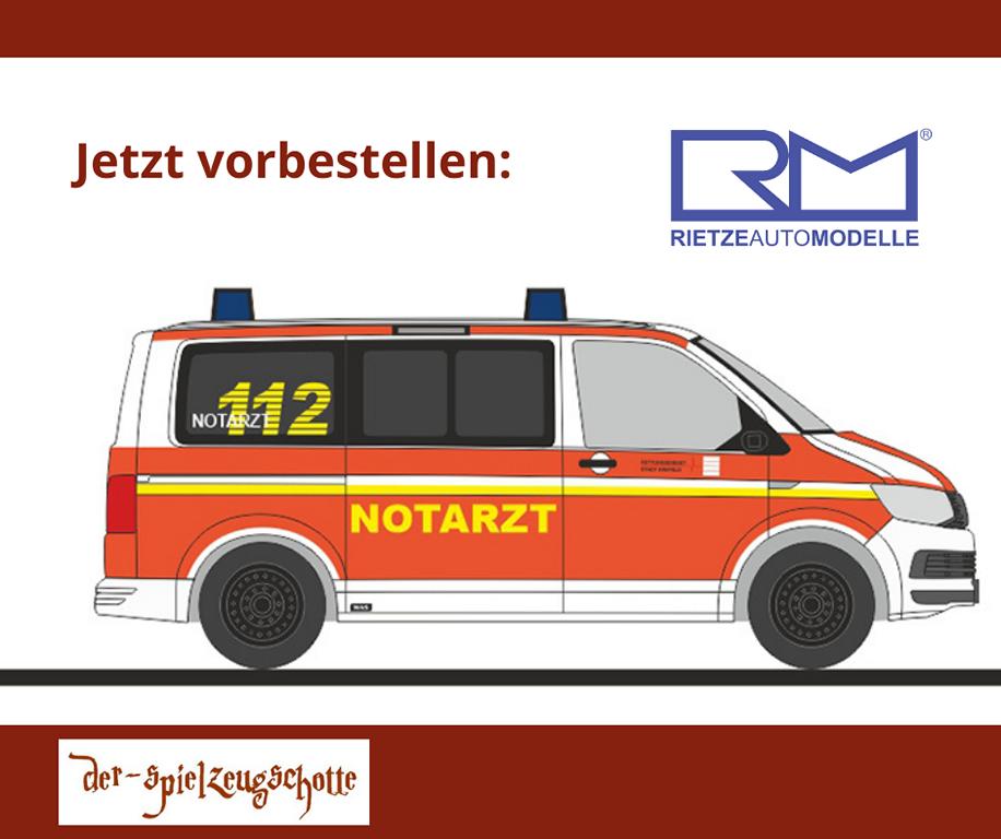 Volkswagen VW T6 Notarzt Krefeld - Rietze 53839