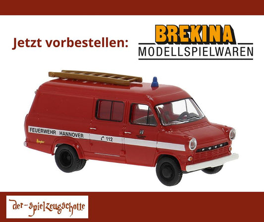 Ford Transit Feuerwehr Hannover - Brekina 34167