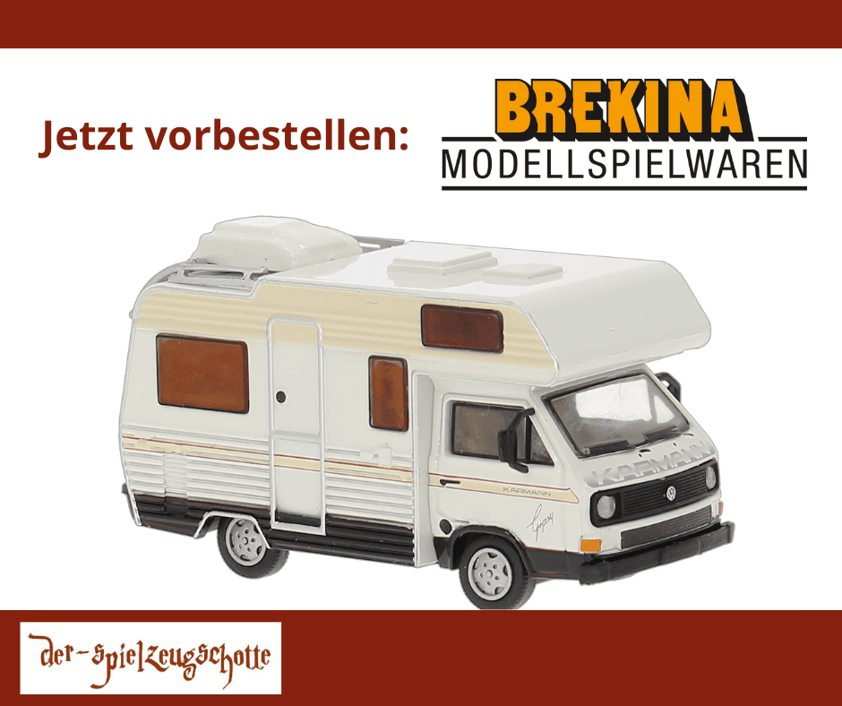 VW T3 Gipsy Karmann Camper weiß - Brekina 33977