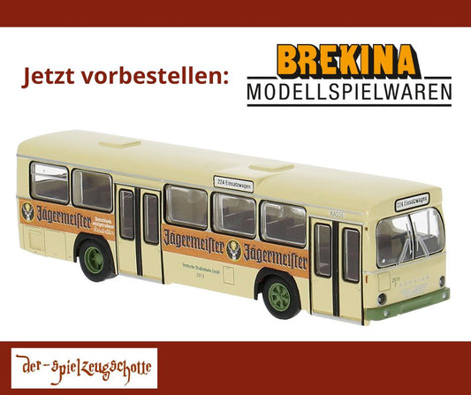 Büssing BS 110 V Vestische Straßenbahn - Jägermeister - Brekina 59167