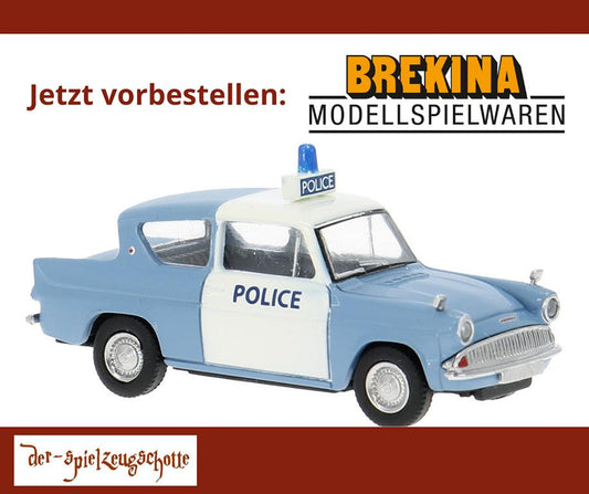 Ford Anglia "Panda" der Police - Brekina 19332