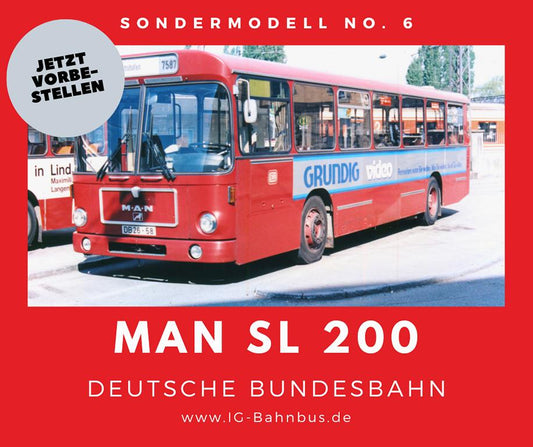 MAN SL 200 DB Deutsche Bundesbahn Grundig - Rietze Sondermodell