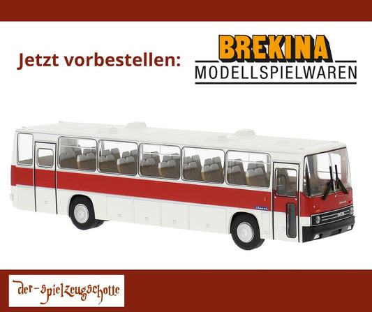 Ikarus 250 Reisebus weiss rot - Brekina 59820