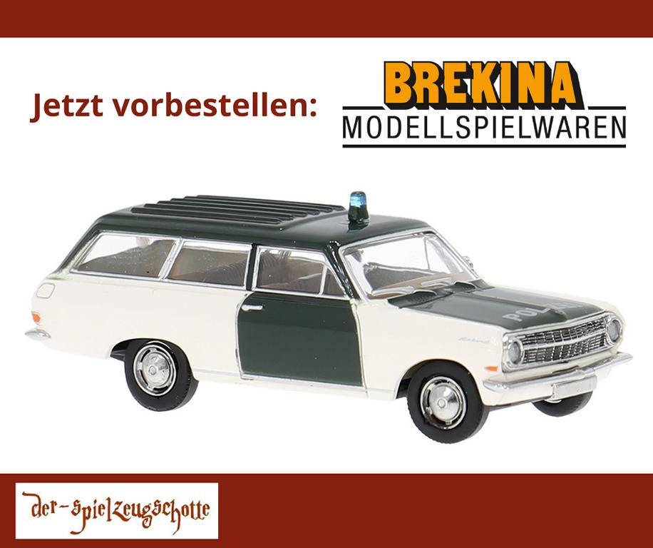 Opel Rekord CarAVan Polizei - Brekina 20474