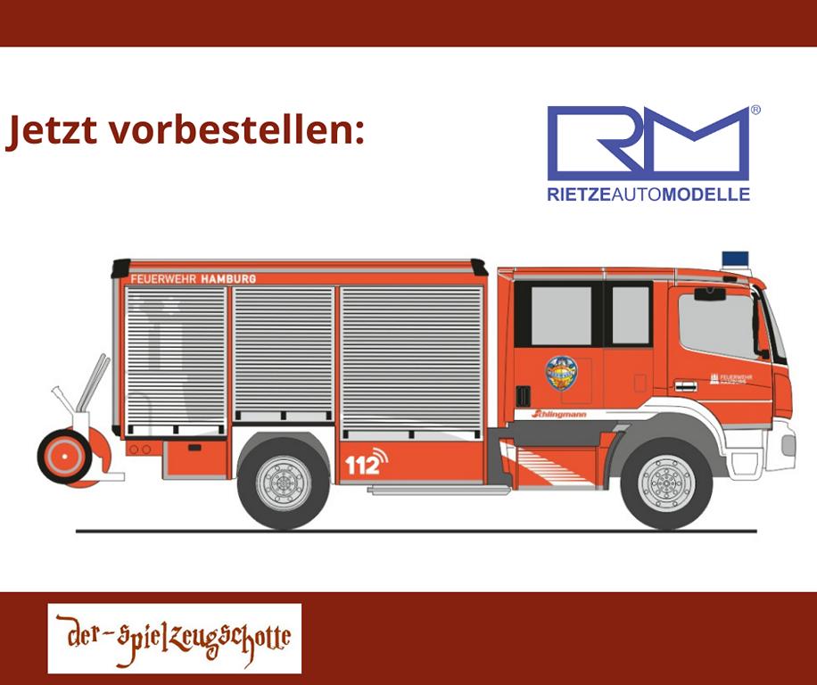 Schlingmann Varus Atego HLF Feuerwehr Hamburg Barmbek - Rietze 72994