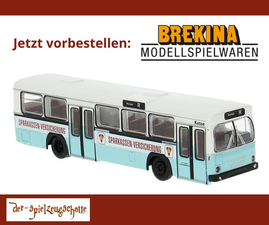 Büssing BS 110 V SSB Stuttgart ex END - Sparkasse -Brekina 59165