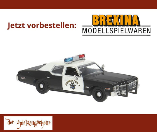 Dodge Monaco California Highway Patrol - Brekina 18159
