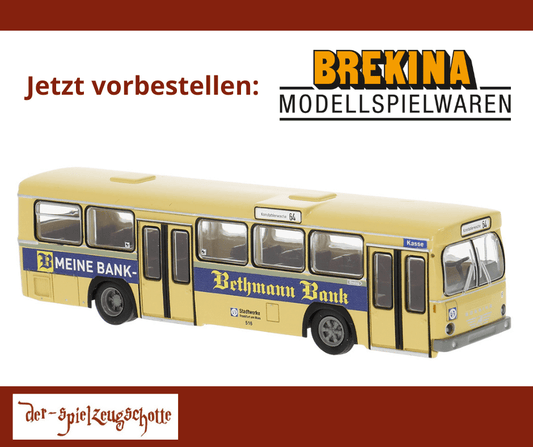 Büssing BS 110 V Stadtwerke Frankfurt Bethmann Bank - Brekina 59155
