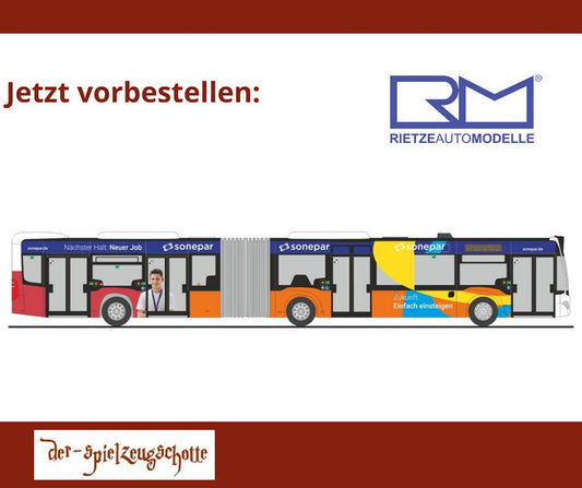 Mercedes Citaro G C2 Stadtbus Ingolstadt - Sonepar - Rietze 73577