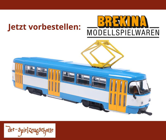 Tatra Straßenbahn aus Ostrava - Brekina 64506