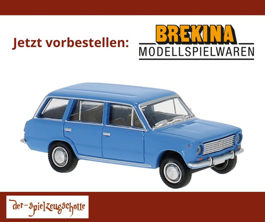 Lada 2102 Kombi blau - Brekina 27261