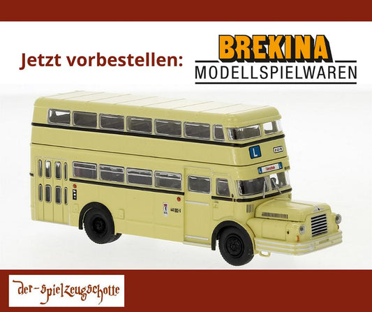 IFA Do 56 Doppeldecker BVB Berlin Fahrschule - Brekina 61209