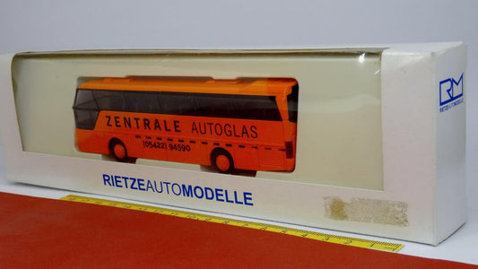 Neoplan Cityliner Zentrale Autoglas orange - Rietze Werbemodell (A4)
