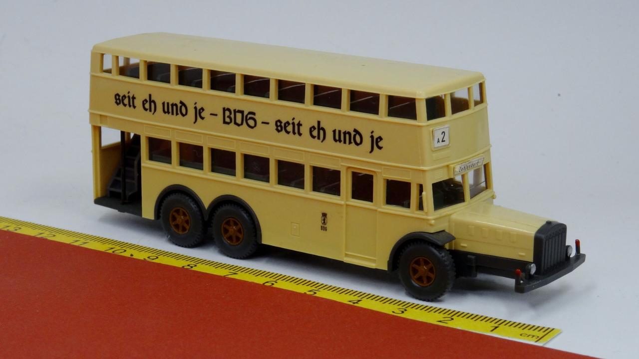 Büssing D38 Doppeldecker BVG Berlin - wie eh und jeh (A5)