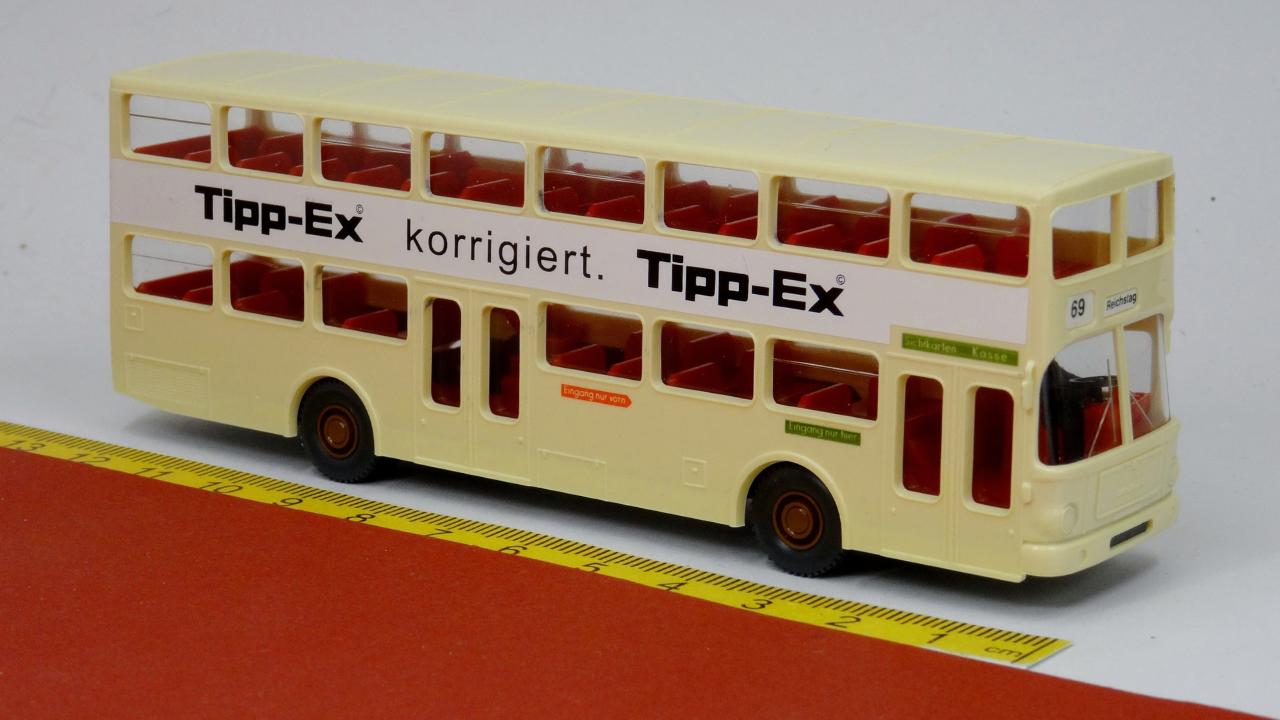 MAN SD 200 Doppeldecker BVG Berlin - Tipp Ex (A2)