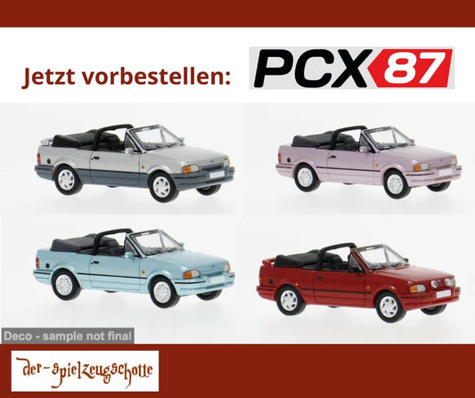 Ford Escort MK IV Cabrio 1986 rot - PCX87