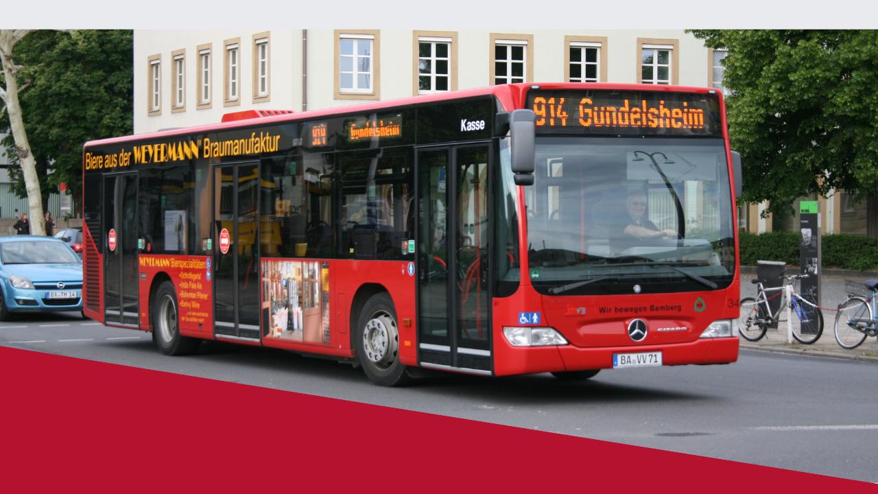 Mercedes Citaro E4 3-türig StWB Bamberg - Weyermann - Rietze Sondermodell