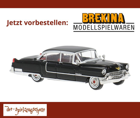 Cadillac Fleedwood 1955 schwarz - Brekina 18352