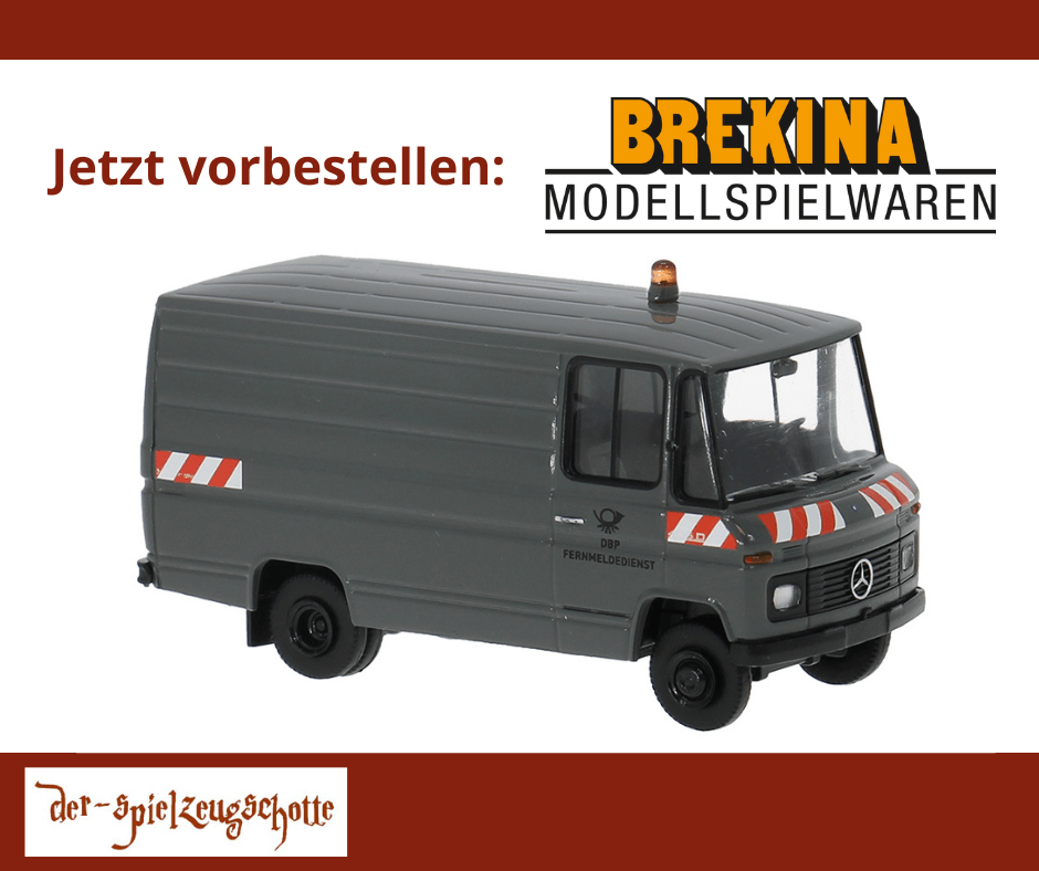 Mercedes L 406D DBP Bundespost Fernmeldedienst - Brekina 36853