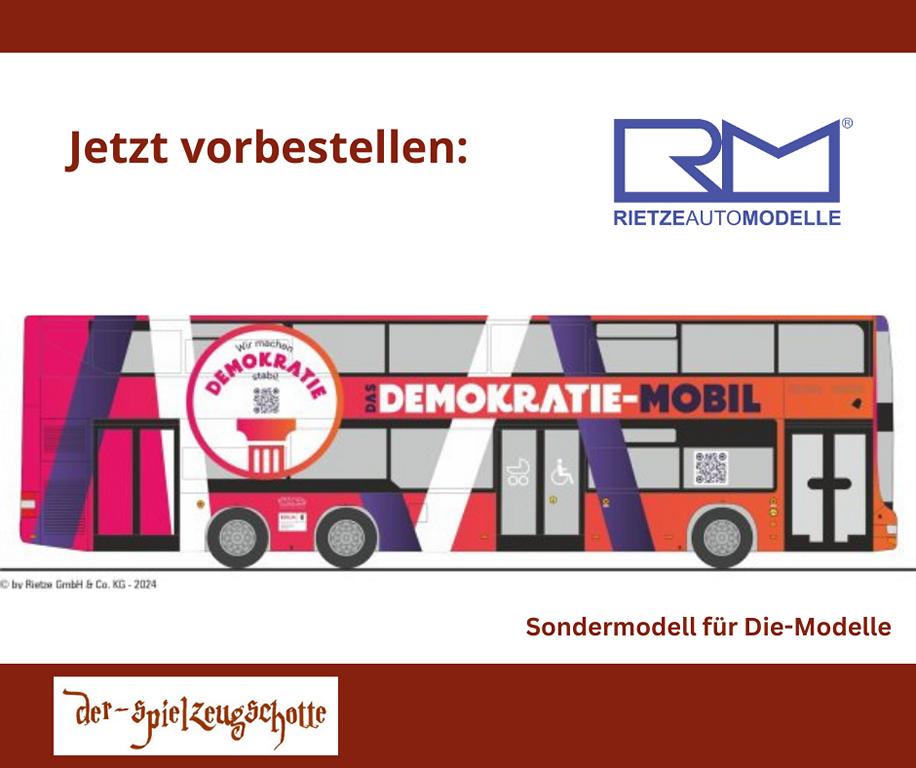 MAN Lion's City DL 07 Demokratie-Mobil Berlin - Rietze Sondermodell