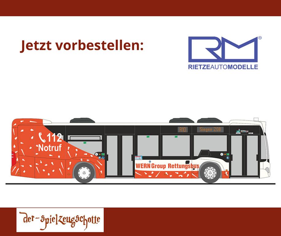 Mercedes Citaro VWS Siegen Rettungsbus  - Rietze 69364