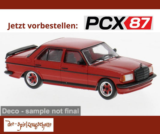 Mercedes W123 AMG (1980) rot - PCX87 871562