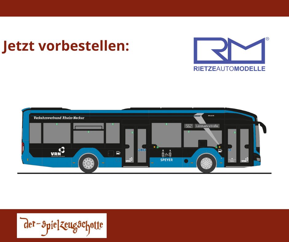 MAN Lions City 12 E Stadtbus Speyer, DB Regiobus Mitte - Rietze 76349