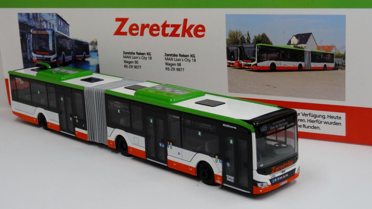 MAN Lions City 18 Zeretzke - Wg. 98 - DSW - Rietze Sondermodell