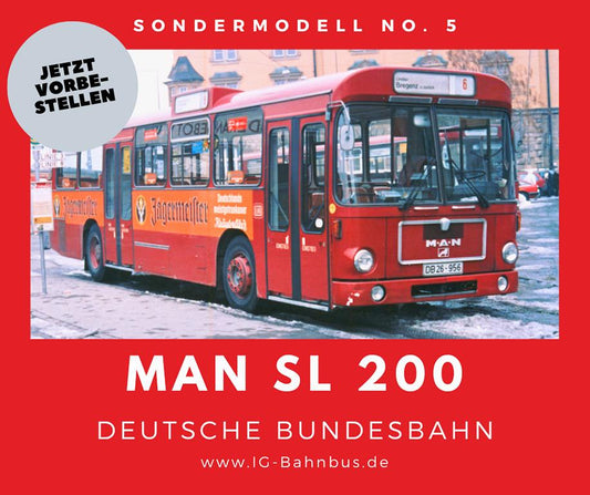 MAN SL 200 DB Deutsche Bundesbahn Jägermeister - Rietze Sondermodell