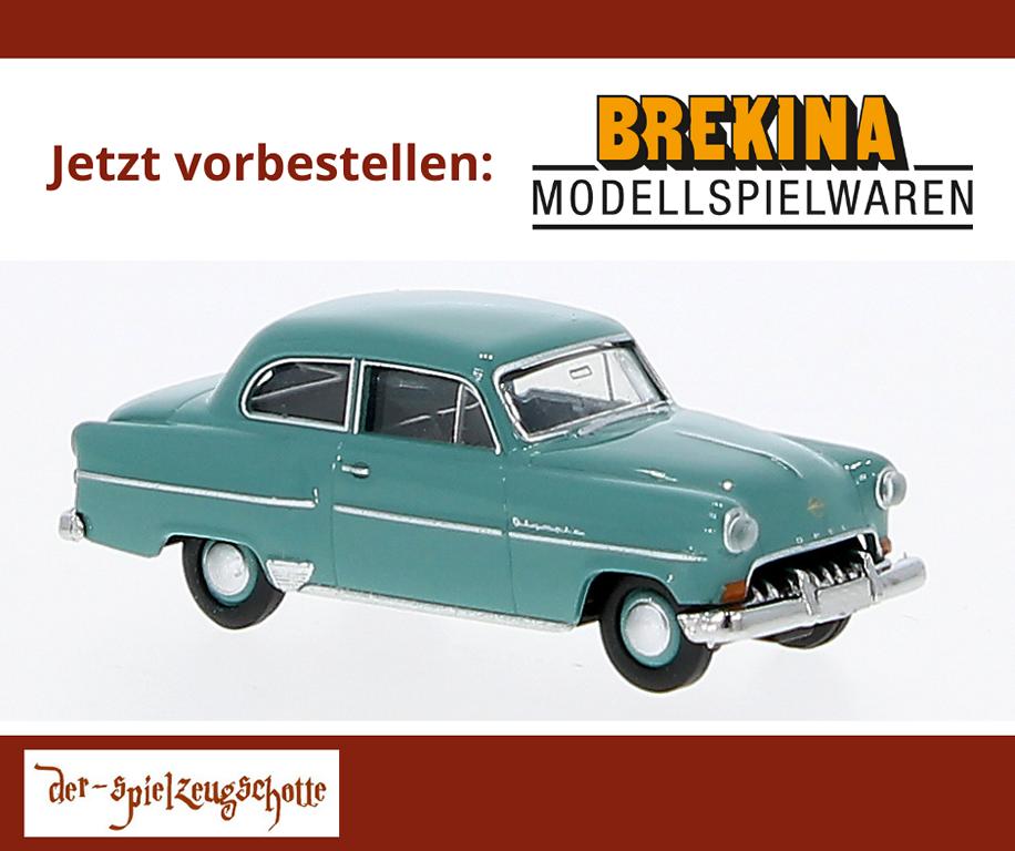 Opel Olympia ´54 pastelltürkis - Brekina 20240