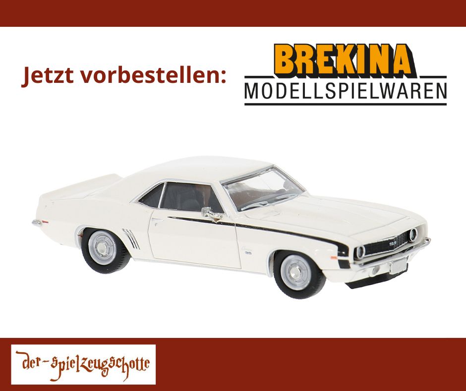 Chevrolet Camaro 1969 weiß - Brekina 18375