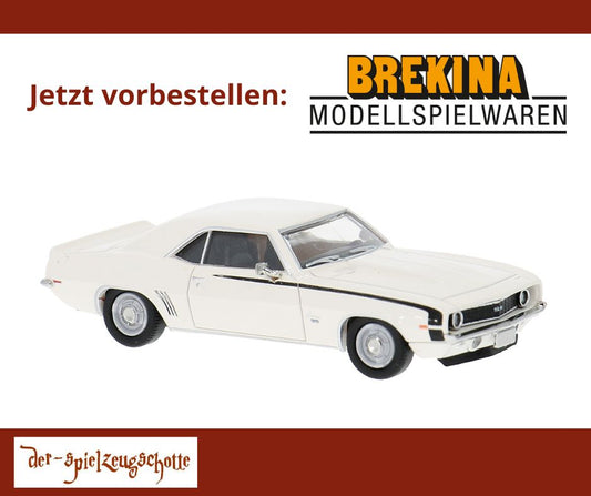 Chevrolet Camaro 1969 weiß - Brekina 18375