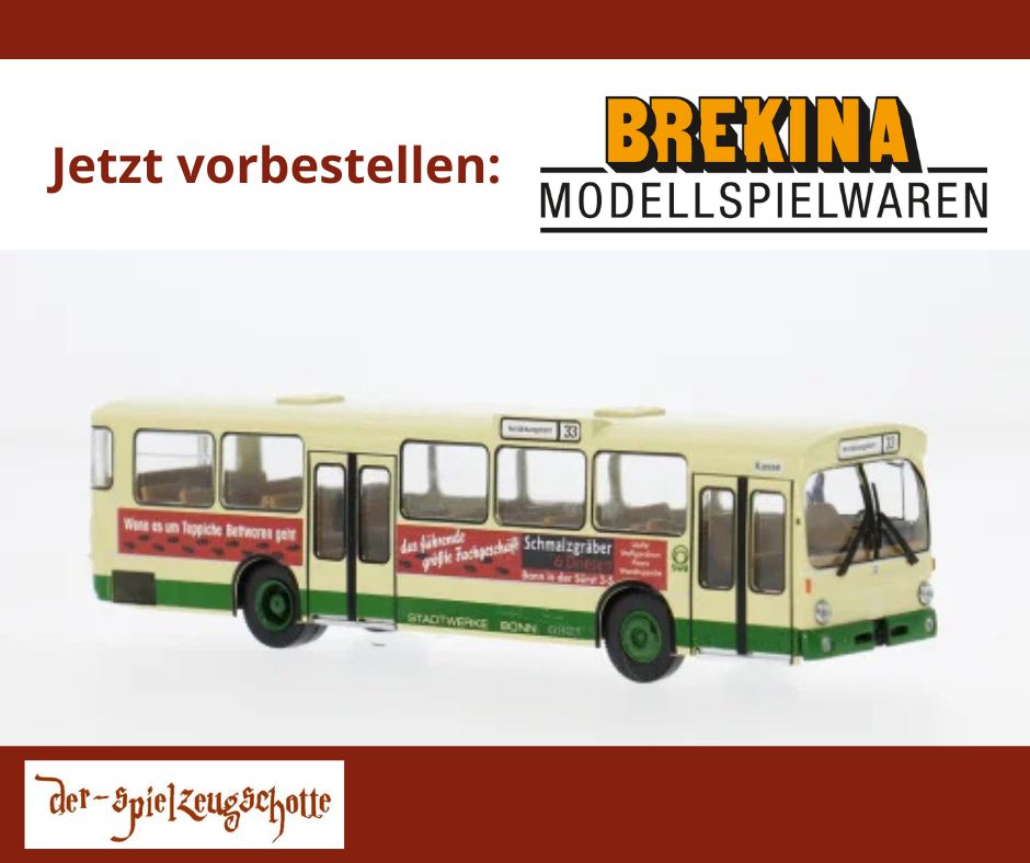 Mercedes O 305 Stadtwerke Bonn Schmalzgäber - Brekina 50820
