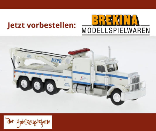 Peterbilt 359 Abschlepper NYPD New York - Brekina 86276