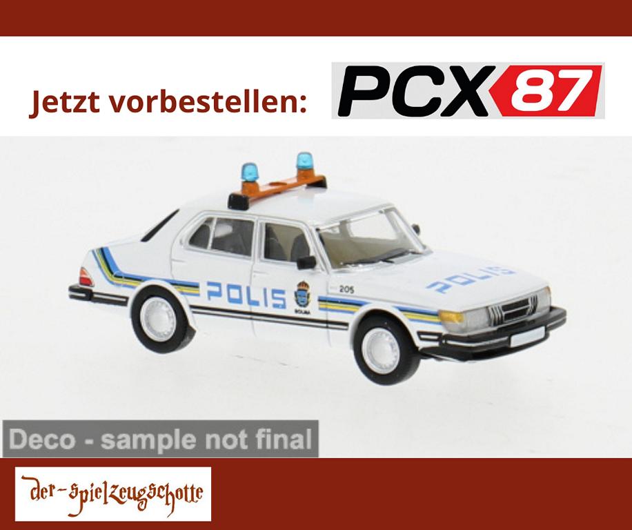 Saab 900 Sedan (1981) Polis Polizei - PCX87 871147