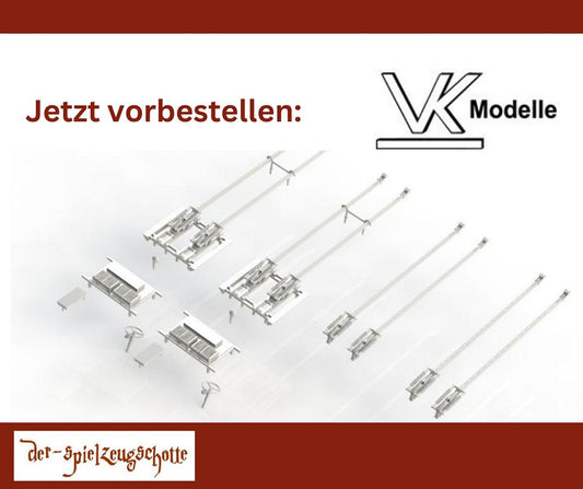 Trolleybusstangen mit Halter TS3 - VK-Modelle 99054