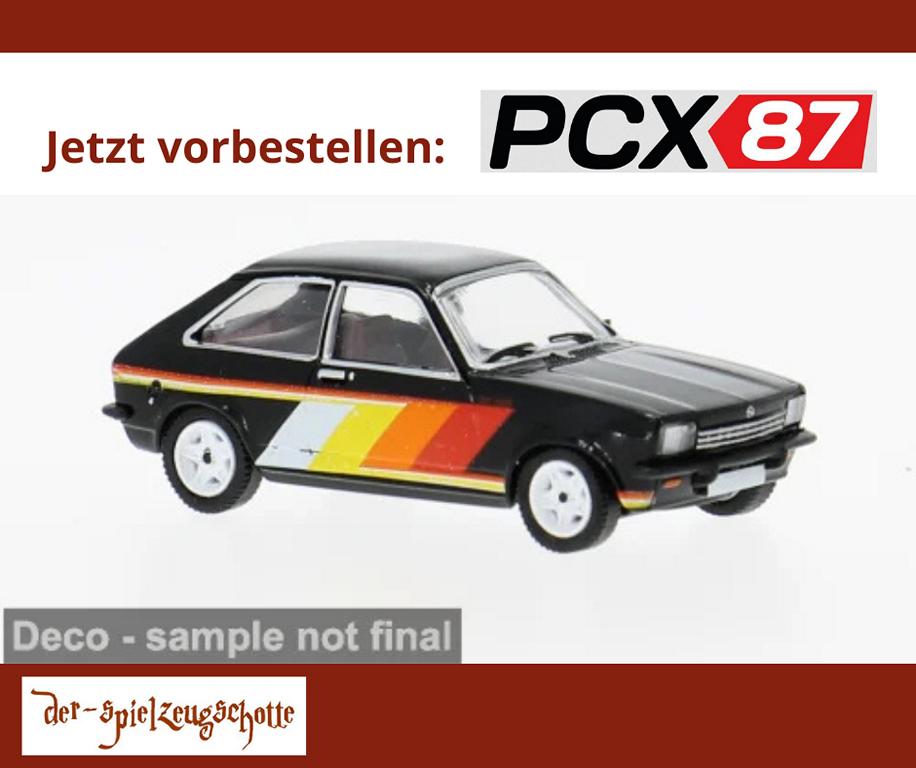 Opel Kadett C City schwarz Dekor  - PCX87 871256