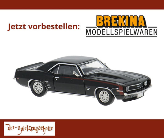 Chevrolet Camaro 1969 schwarz - Brekina 18378