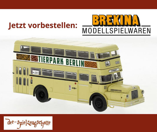 IFA Do 56 Doppeldecker BVB Berlin Tierpark Berlin - Brekina 61210