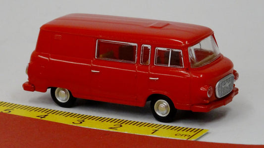Barkas B 1000 Halbbus karminrot - Brekina 30228