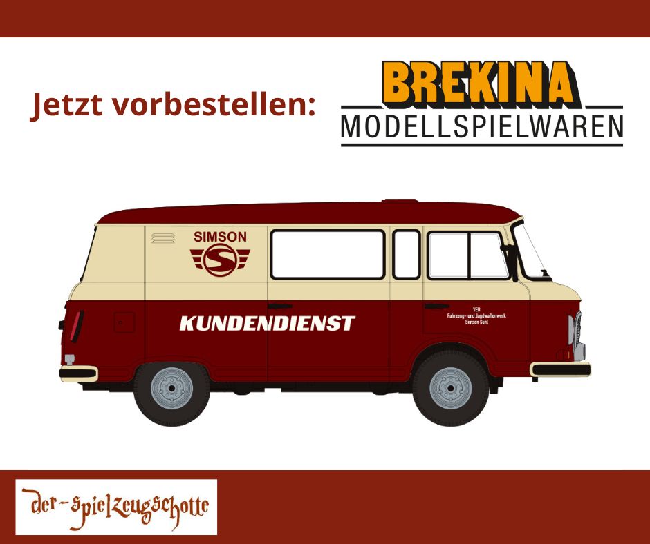 Barkas B 1000 Simson Kundendienst - Brekina 30229