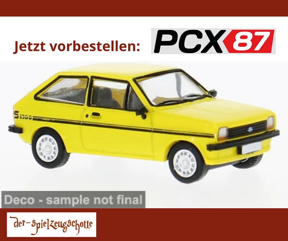 Ford Fiesta MK I 1976 gelb - PCX87 870769