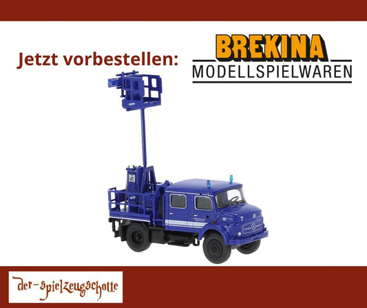 Mercedes L 911 Lichtmastwagen THW - Brekina 47194