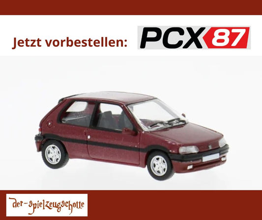 Peugeot 106 (1991) dunkelrot - PCX87 870750
