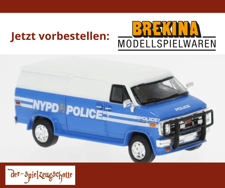 GMC Vandura NYPD New York Police - Brekina 18261