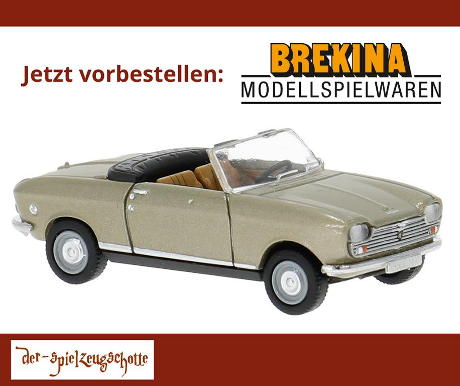 Peugeot 204 Cabrio gold - Brekina 29177