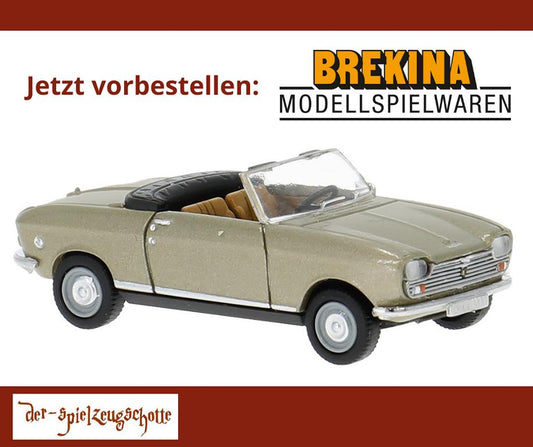 Peugeot 204 Cabrio gold - Brekina 29177