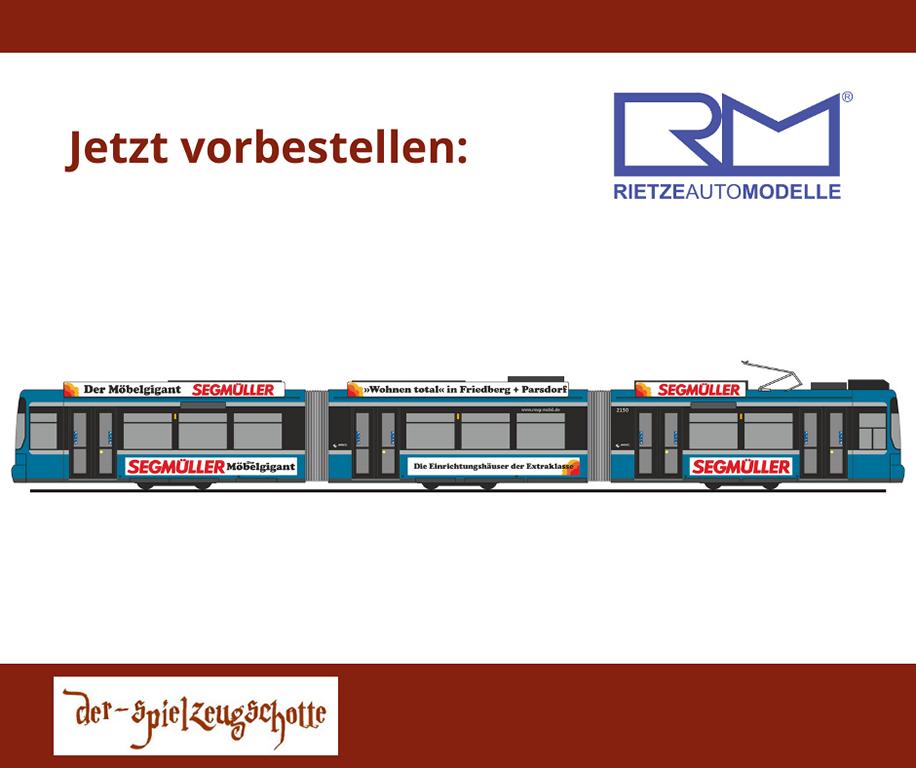 Adtranz GT6: MVG München Segmüller - Rietze STRA01084