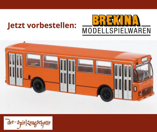 Fiat 418 Stadtbus orange - Brekina 59950