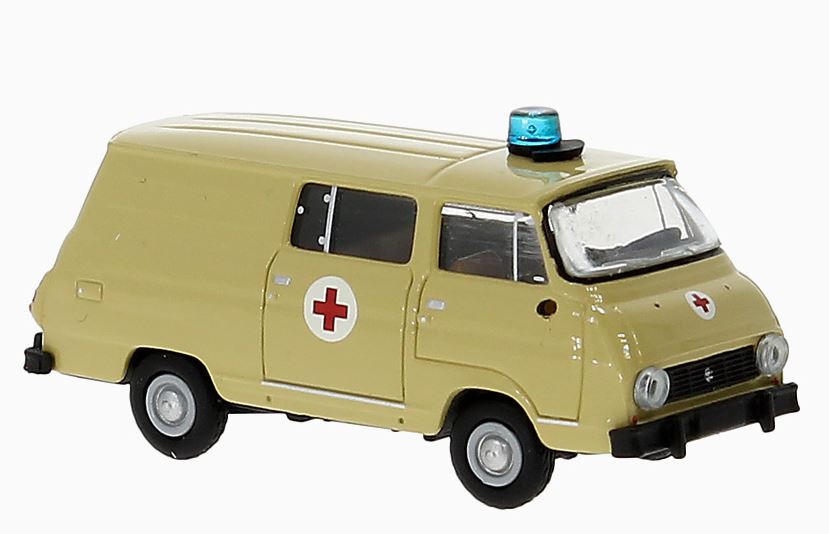 Skoda 1203 Halbbus Ambulanz 1969 - Brekina 30807
